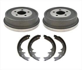 38456 Medallion Auto Parts Fits For 2002 Jeep Liberty 2 Rear Brake Drum Drums And Shoes 3pc