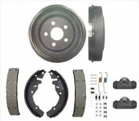 45030 Medallion Auto Parts Brake Drums And Shoes Shoe Springs Plus Wheel Cylinders Fits 89-94 Nissan Maxima