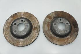 Mercedes-benz 0004230712 Set 2 Rear Left Right Disc Brake Rotor C43 Amg C205 2017-22