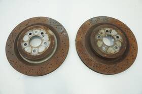 2314230212 Mercedes-benz Set Rear Left Right Disc Brake Rotor Oem C63 W205 2015-2021