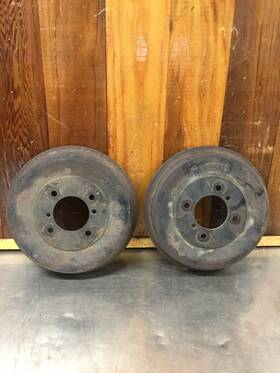 Kmg1131 Mg Btb706 Mgb 1965-80 Original Rear Brake Drums X2 . #btb706. Used.