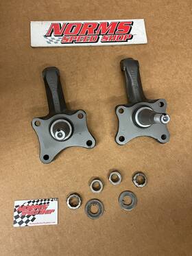 2071649 Mopar A Body 1963-1972 Front Drum Spindles Set 10 Inch Brakes Dart Barracuda