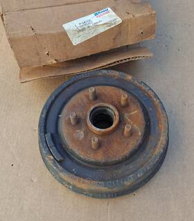 4383587 Mopar 1989-1995 Dodge Spirit Plymouth Acclaim Nos Rear Brake 8-3/4 Inch Hub And Drum