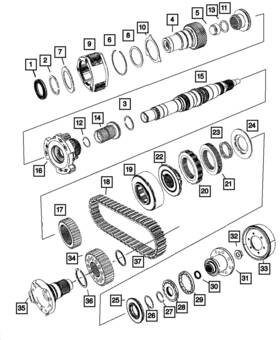 5143984aa Mopar Genuine Drum