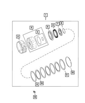 68257492aa Mopar Genuine Drum