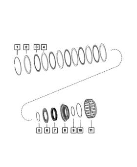 68445749aa Mopar Genuine Drum