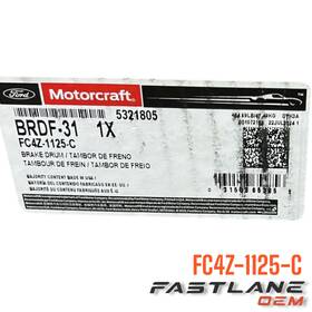 Fc4z-1125-c Motorcraft Genuine Ford Brake Drum New Oem
