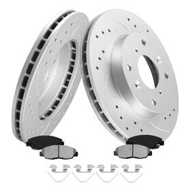 A3hoad19982002fpg19090 Motorevo Front Brake Rotors And Ceramic Pads Kit For Honda Accord 2.3l L4 4-lug