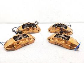 41001jf20b Nissan 536-50885r 2009 Gt-r Front/rear Complete Brembo Brake Caliper Set Oem