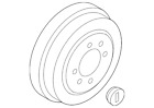 43206-3lm0a Nv200 Nissan Genuine Brake Drum