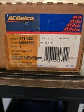 18009539 Oem Ge Brake Drum Kit