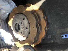 533-59150 Oem Rear Brakes Without Ceramic Fits 13-15 Audi Rs5