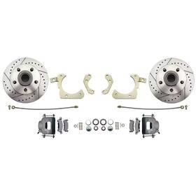 Bk2054b Oer Authorized 1959-64 Impala / Full Size Front Disc Brake Conversion Set For Stock Spindle