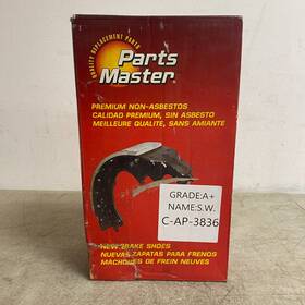 Fb538 Partsmaster Parts Master Rear Drum Brake Shoe 9x2.5 In 1987-2002 Dodge Dakota