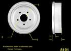 Pdr0179 Bendix Brakes Brake Drum Cast Iron Rear Dodge Plymouth Ea
