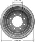 3995887 Pdr0253 Bendix Brake Rear 018575204303