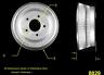Pdr0273 Bendix Brakes Brake Drum Cast Iron Rear Ford Lincoln Mercury