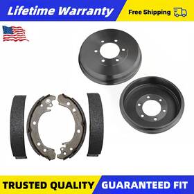 Bpr-801sh Performance Bz-35089g/bpr-801sh Rear Brake Drums Shoes For 2002 2003 2004 2005 - 2008 Toyota Corolla Usa