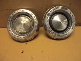 49313 Pontiac Vintage 8 Lug Aluminum Brake Drum Chrome Hub Caps Grand Prix Catalina