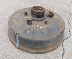 507371 Pontiac Nos 1942 1946 1947 1948 Front Brake Drum / Hub Original Gm Left Hand Kh