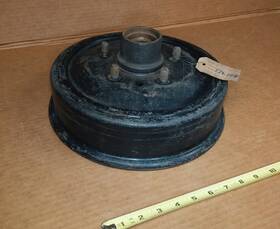 519261 Pontiac Nos 49-54 Lh Front Brake Drum And Hub Assembly 50 51 52 53 Chieftain Etc