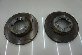 298615601a Porsche Set 2 Rear Left And Right Disc Brake Rotor Panamera 4s 2010-16