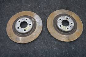 95b615601a Porsche Set Of 2 Rear Left And Right Disc Brake Rotor Oem Macan 2015-18