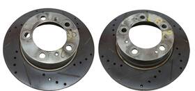 98635240104 Porsche 1997-2004 Boxster Rear Left&right Brake Rotor 20mm Oem Pair