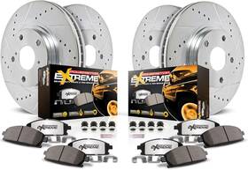 K8358-36 Power Stop 889906466031 Front And Rear Z36 Truck Tow Brake Kit Carbon Fiber