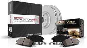 Crk3053 Power Stop Front Coated Brake Rotors And Ceramic Pads