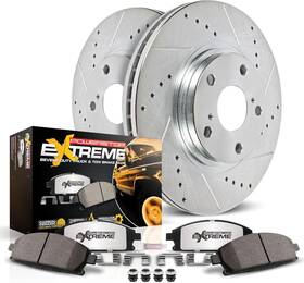K2009-36 Power Stop Front Z36 Truck And Tow Brake Kit Carbon Fiber Ceramic