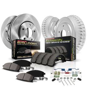 Power Stop Koe15085dk 1-click Daily Driver Brake Kit Front And Rear Oe Repla