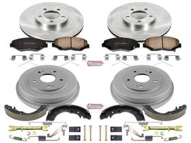 Koe15107dk Power Stop 1-click Daily Driver Brake Kit Front And Rear Oe Repla