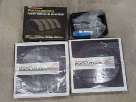 Ad8729p Powerstop Rear Brake Drums 714r Shoes And Hdwe 96-00 Chrysler Mini Van