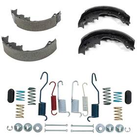 Powerstop Bap-5668 Rear 2 Wheel Brake Shoes Kit For S10 Camaro Astro Regal Blazer S15