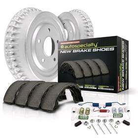 Koe15305dk Powerstop Brake Drum And Shoe Kits 2-wheel Set Rear For Olds De Ville