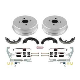 Koe15363dk Powerstop Brake Drum And Shoe Kits 2-wheel Set Rear For Corolla 00-02