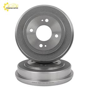 Pr163918e01 Premium Motoring 2x Brake Drums For 1986-1989 Honda Accord 92-2000 Civic 97-2000 Acura El