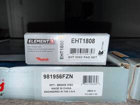 981956fzn Raybestos Element3 Coated Rotors With Hybrid Technology Brake Pads Full Rear Kit