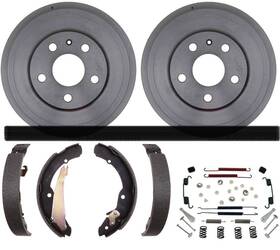 9a21rp08129ars2dbrk10844k Raybestos For Volkswagen Jetta 2012 2011 Rear Kit Brake Drums And Shoes -