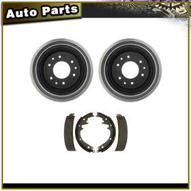 Ann202310241656fzhh783 Raybestos Rear Kit Brake Drums And Shoes Fits 1960-63 Chevrolet C10 Panel