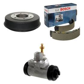 Bndl-938402 Raybestos For Nissan Pathfinder 1993-1995 3-pc R-line Brake Drum Kit