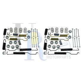 Dvdx20260108-fz1750 Raybestos Brakes Front Rear Drum Brake Hardware Kit 2 Of Fits 1964-1970 A100