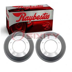 Sx-6z5q Raybestos Brakes R-line 2 Pc Rear Brake Drums For 1969-1974 Ford E-300 Econoline Mg