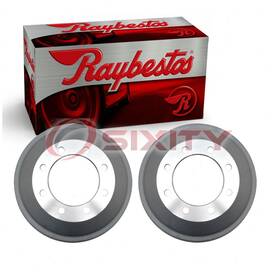 Sx-8tf6 Raybestos Brakes R-line 2 Pc Rear Brake Drums For 1979 Ford F-350 Braking Stopping Vx
