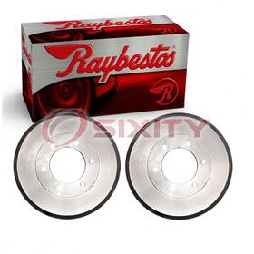 Sx-t4pt Raybestos Brakes R-line 2 Pc Rear Brake Drums For 2007-2008 Isuzu I-290 Braking Bx