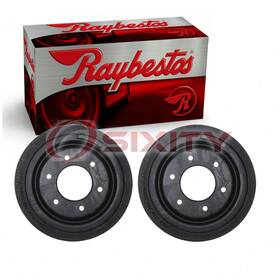 Sx-ygz2 Raybestos Brakes R-line 2 Pc Rear Brake Drums For 1971-1974 Gmc K15 K1500 Suburban Be