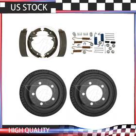 Carpshop20131107aa1189 Raybestos Front Brake Drums Shoes And Hardware Spring Kit For Jeep Cj5 1974-1977