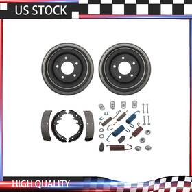 Carpshop20230111op2152 Raybestos Rear Drums Brake Shoes And Hardware Spring Kit For 1987-1996 Ford E-150 Econoline