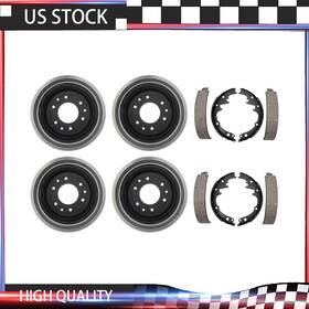 Carpshop20230111op3764 Raybestos For 1968-1970 Chevrolet P10 Van Front Rear Kit Brake Drums And Shoes